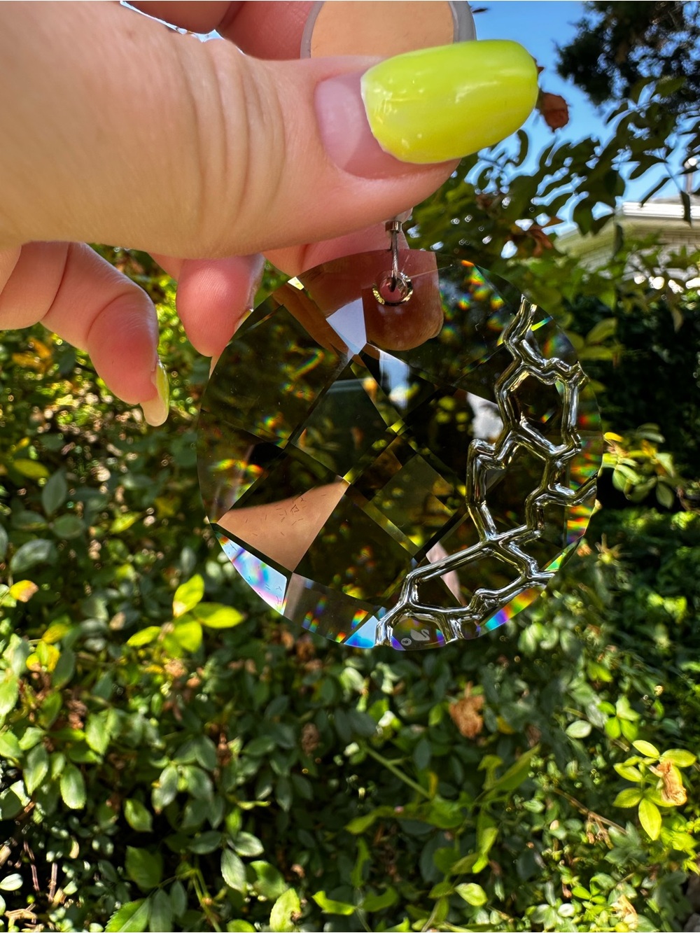 🌎✨ Rare Swarovski SCS 2010 Earth Window Ornament Suncatcher Amber Crystal ✨🌍